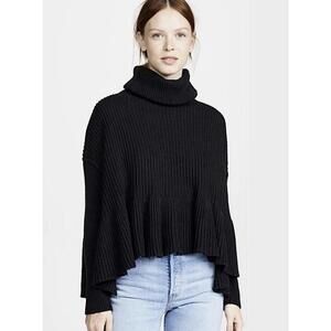 EUC S Women's Free People Layer Cake Oversize Turtleneck Sweater